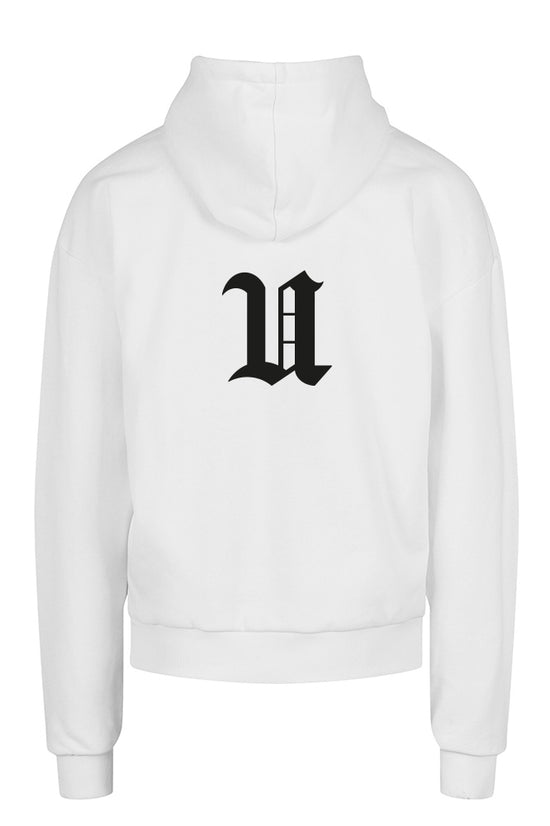 BIRDS OVERSIZE HOODIE WHITE
