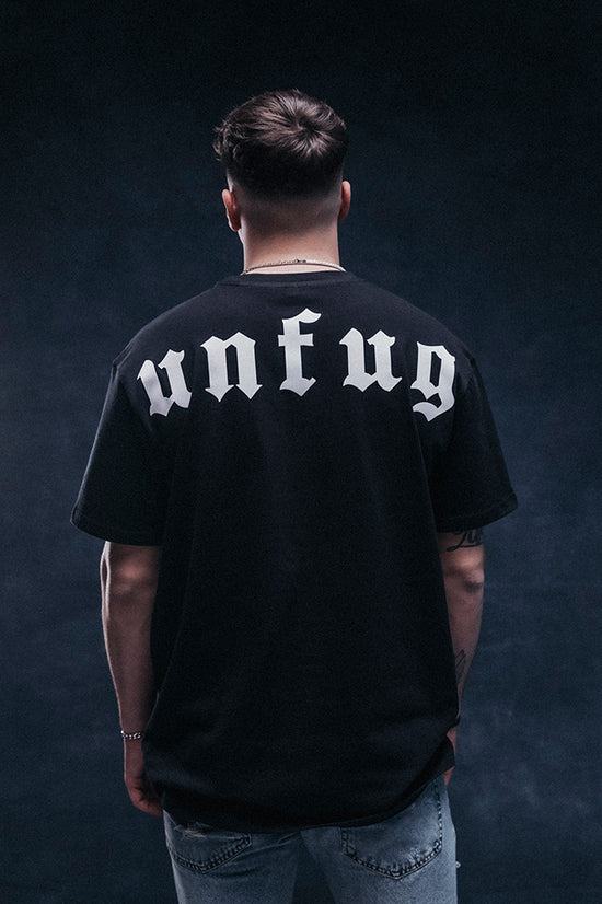 U OVERSIZE TEE BLACK
