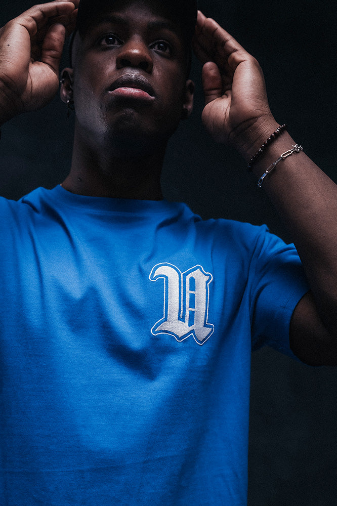 U OVERSIZE TEE BLUE